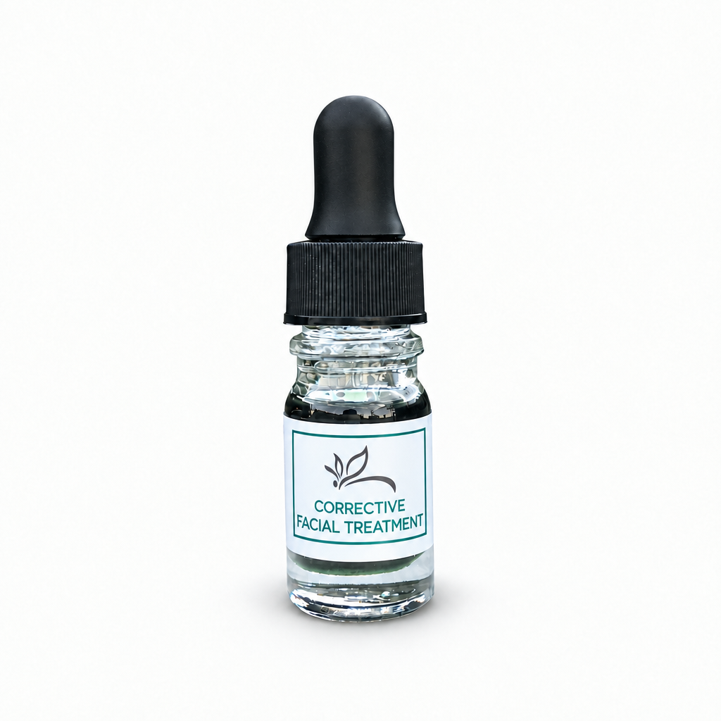 Corrective Facial Treatment with crisp label text