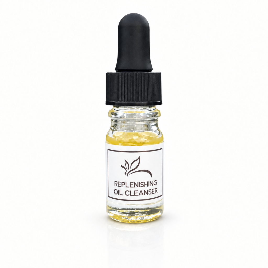 Replenishing Oil Cleanser upright with studio shadow